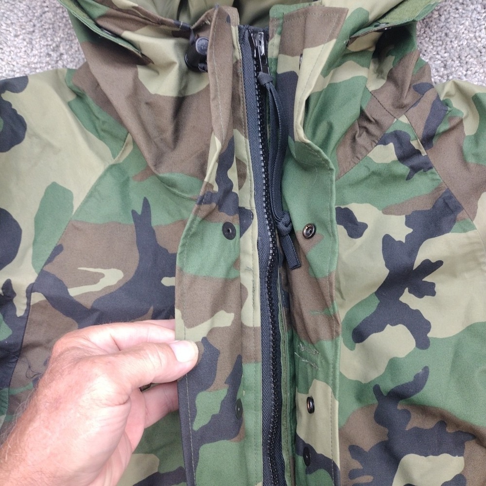Woodland Camo ECWCS Cold Weather Parka USGI Medium Regular - Picture 6 of 12